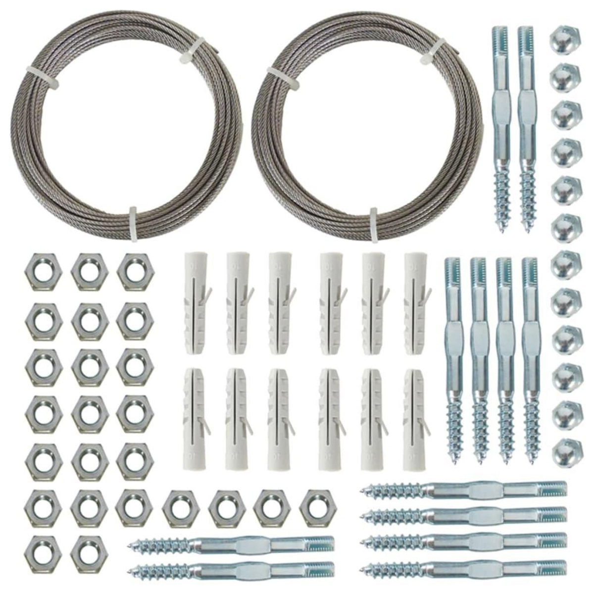 NATURE Nature Ensemble de treillis metallique pour plantes grimpantes 2 pcs