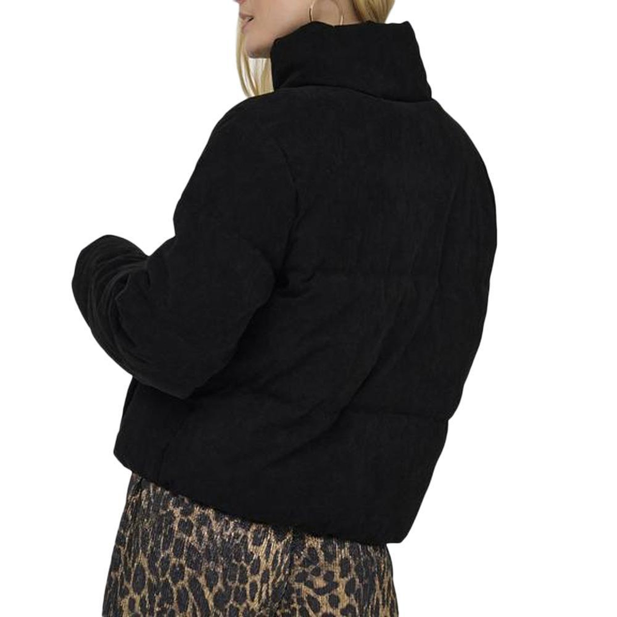 Voir la diapositive 2 : Only Manteau Noir Femme Only Corduroy