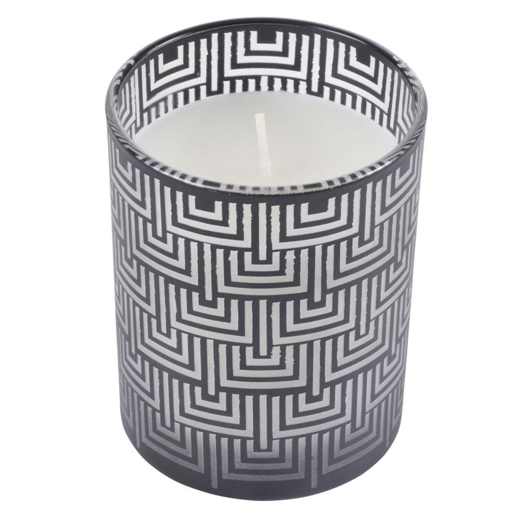 Douceur d'Intérieur Bougie parfumée  graphic ethnic  8cm noir