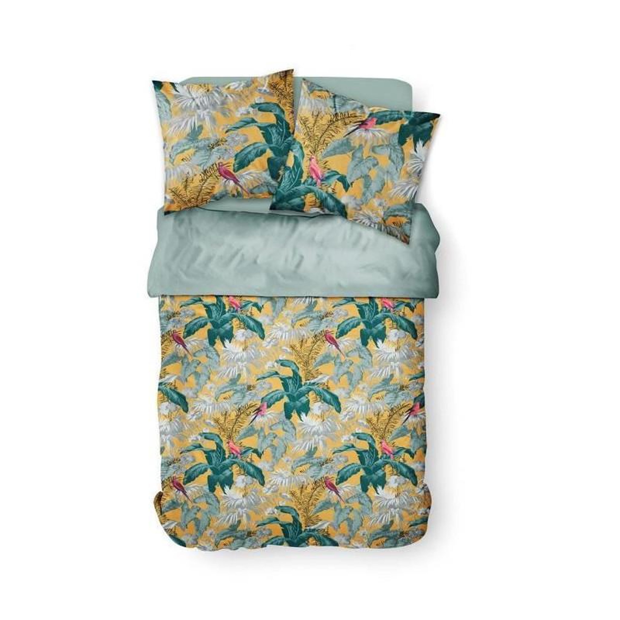 Voir la diapositive 3 : Today Parure de lit - TODAY - Sunshine - 115519 - 2 personnes - 260x240cm - Coton - Imprimé 8.54