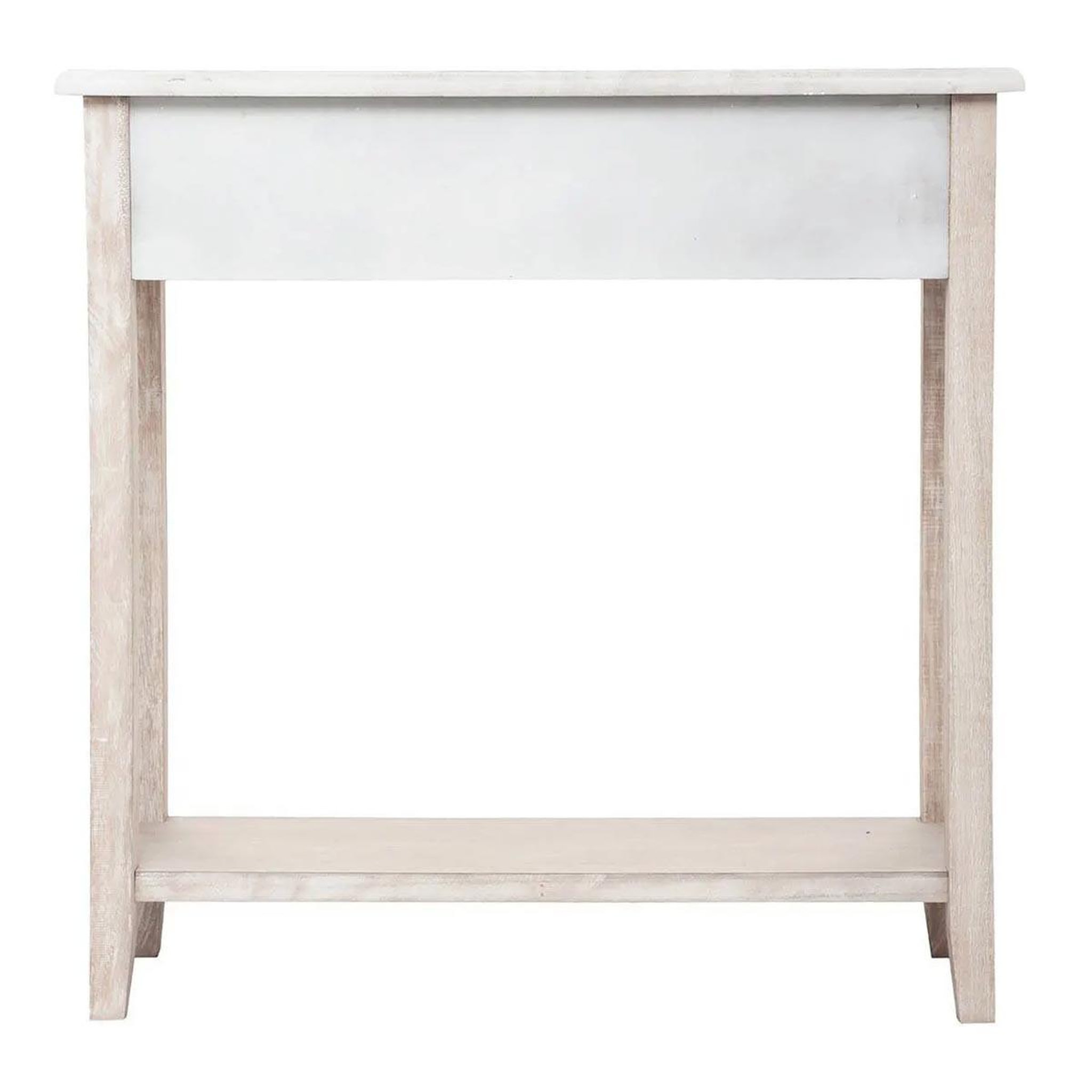 Voir la diapositive 3 : ATMOSPHERA Console design 2 tiroirs  hina  80cm blanc