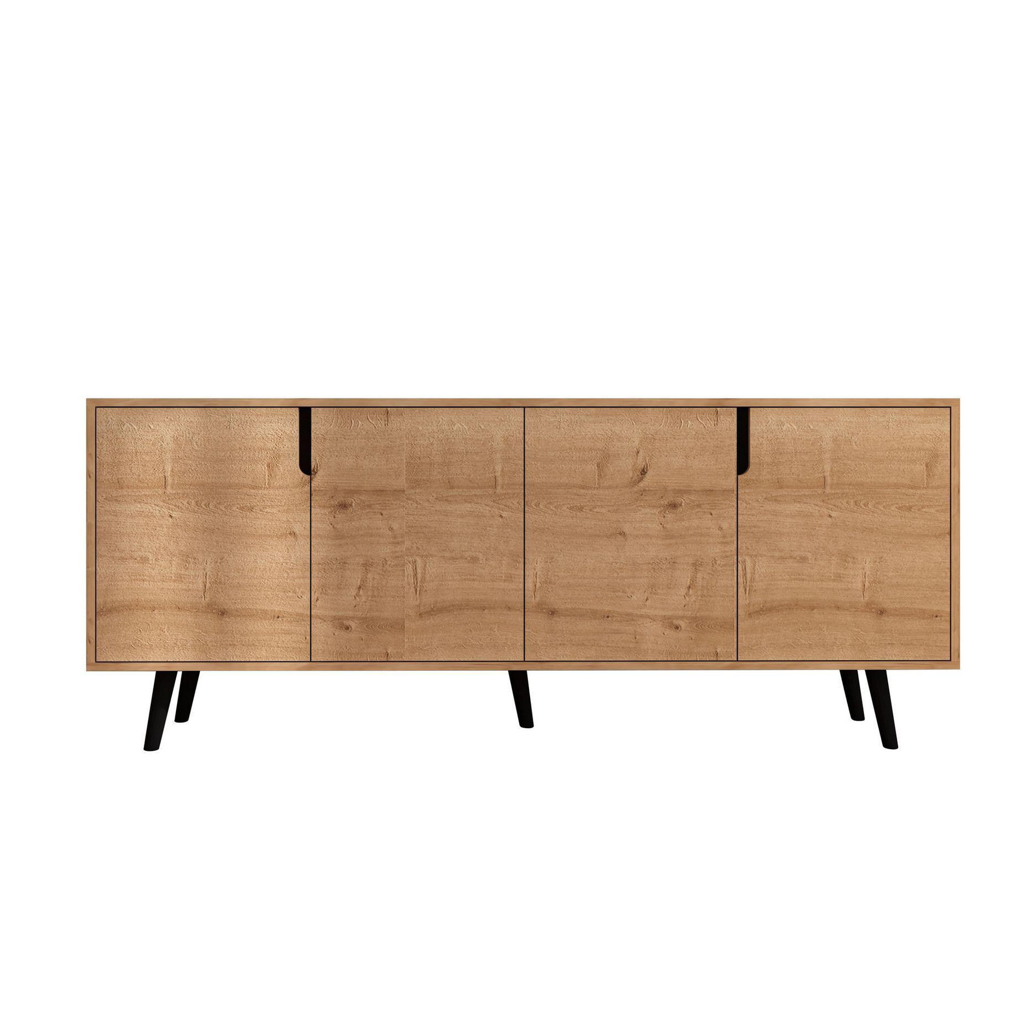 Habitat et Jardin Buffet en bois  latina  - 180 x 45 x 80 cm - marron clair
