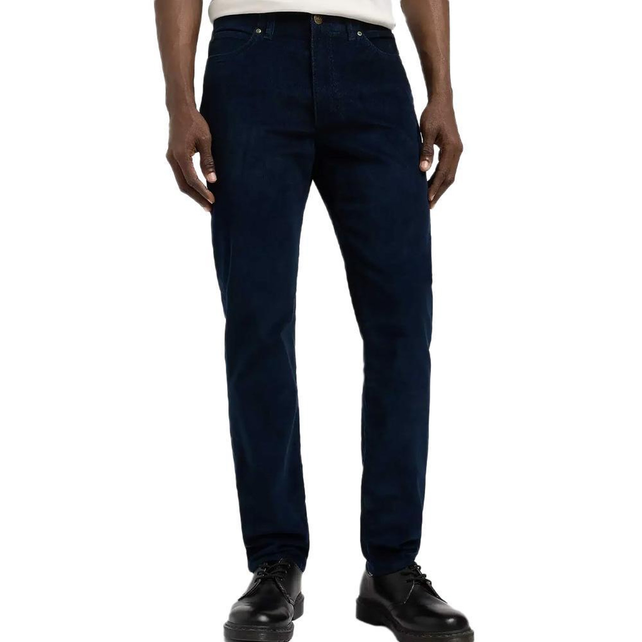 LEE Jean Slim Marine Homme Lee Straight 112370602. Coloris disponibles : Bleu