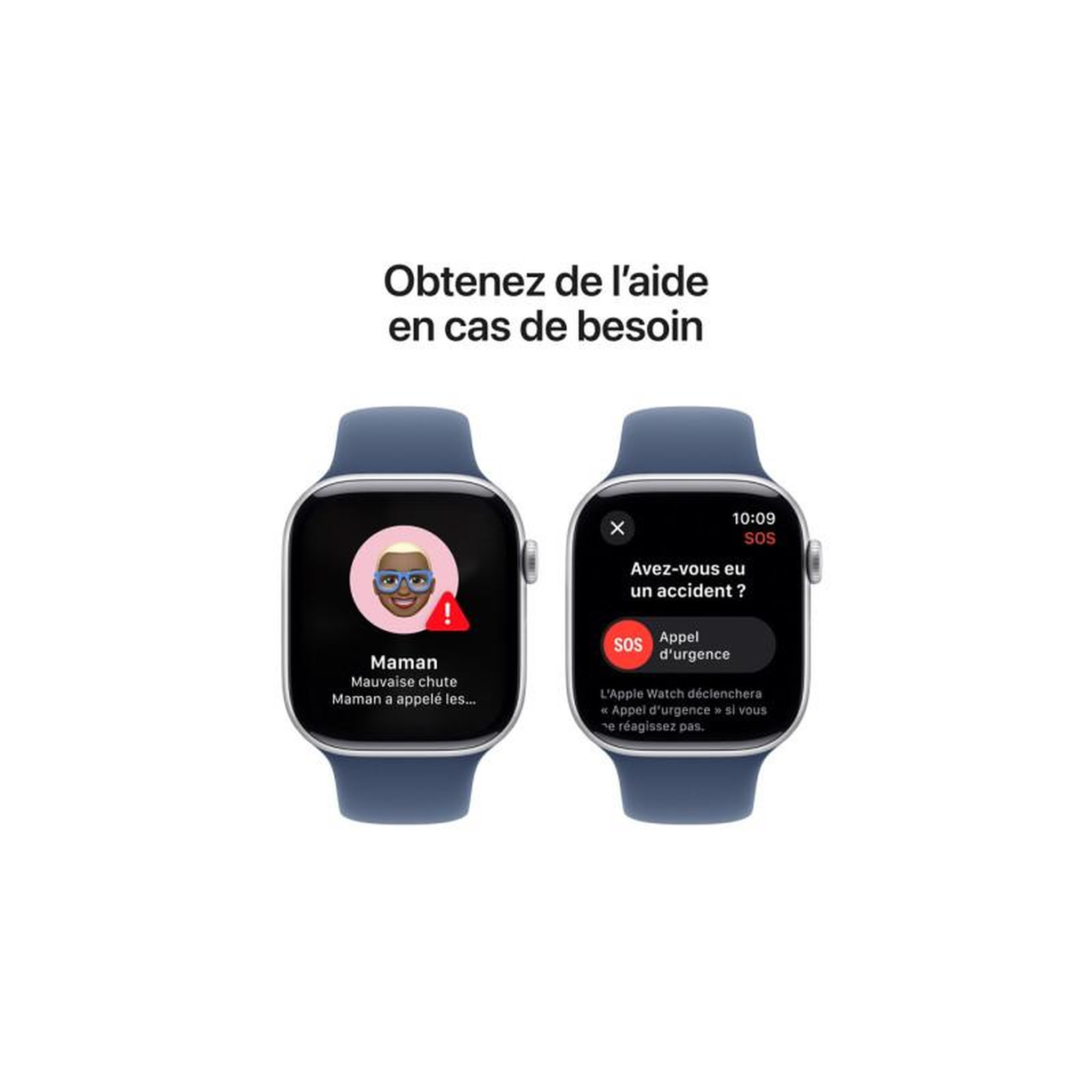 Voir la diapositive 6 : APPLE Montre connectée Serie 10 46mm Alu/Argent S/M