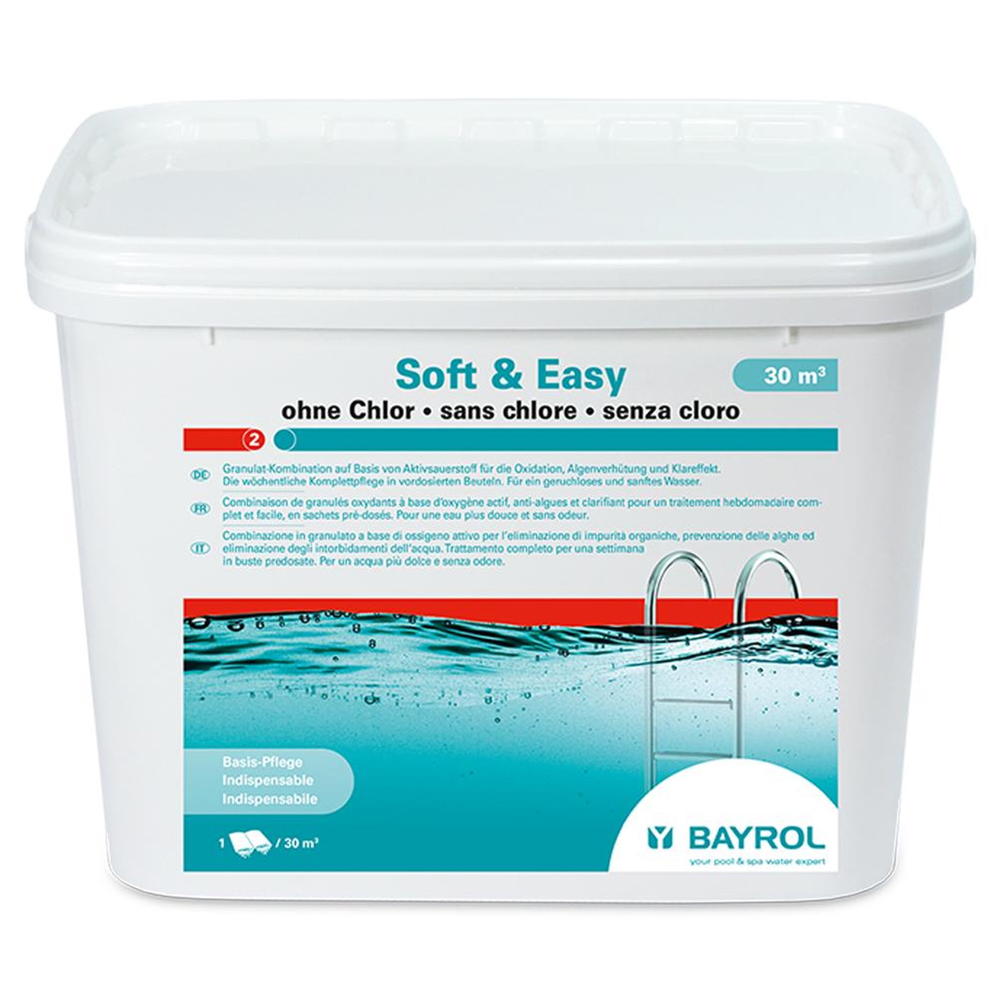Bayrol Traitement complet à l'oxygène actif 5.04kg - SOFT & EASY 30