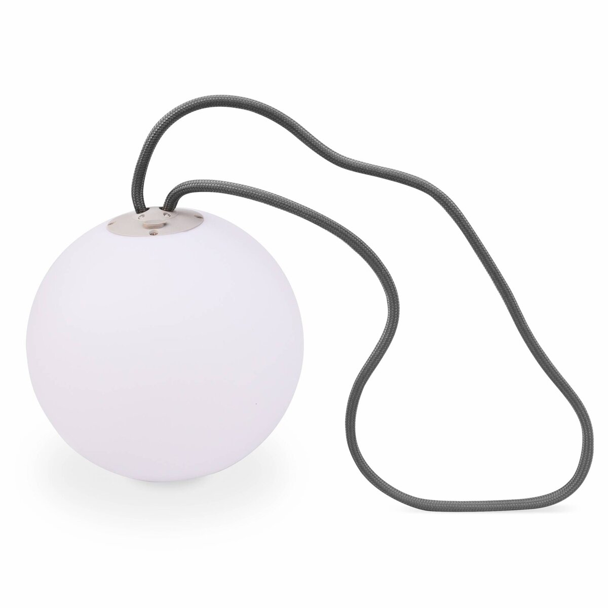 Alice's Garden CORDA 25 – Lampe LED sphérique à suspendre. boule lumineuse  à accrocher. Ø 25cm. rechargeable pas cher 
