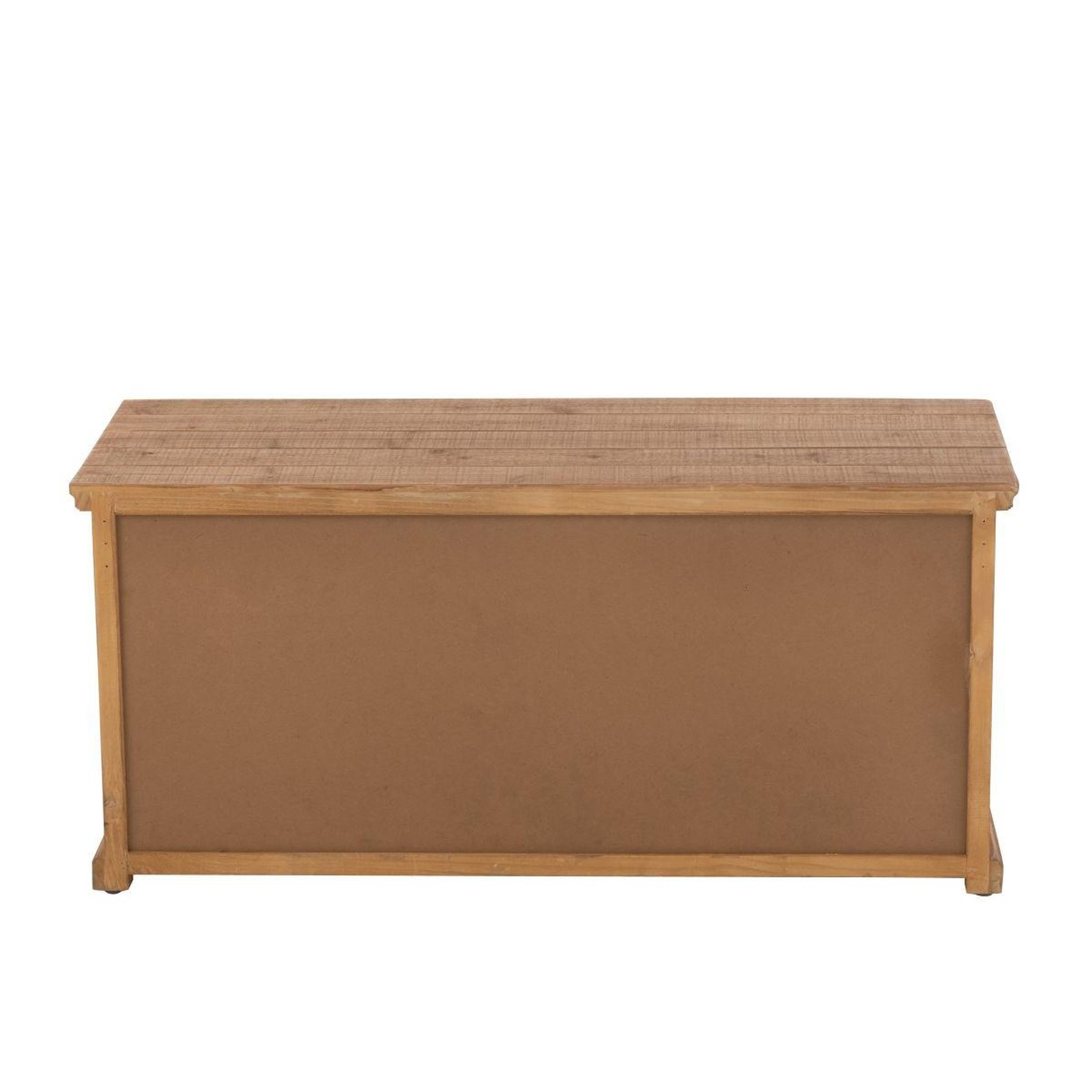 Voir la diapositive 4 : J-LINE Meuble tv en bois  sia  100cm naturel
