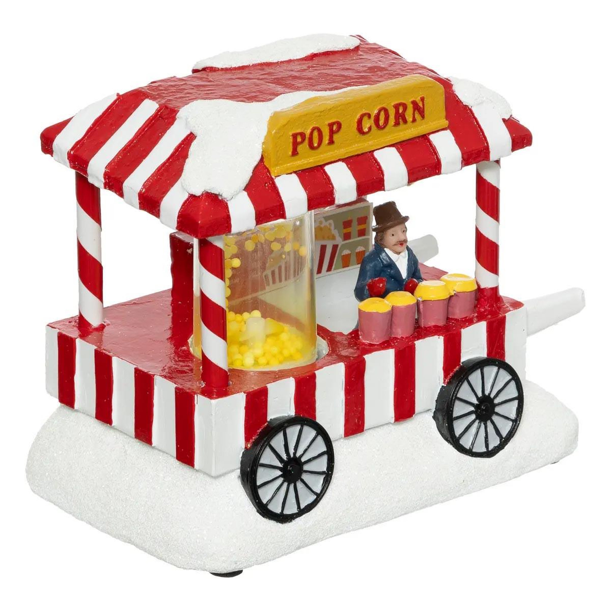FEERIC LIGHT & CHRISTMAS Village de noël  popcorn  14cm multicolore