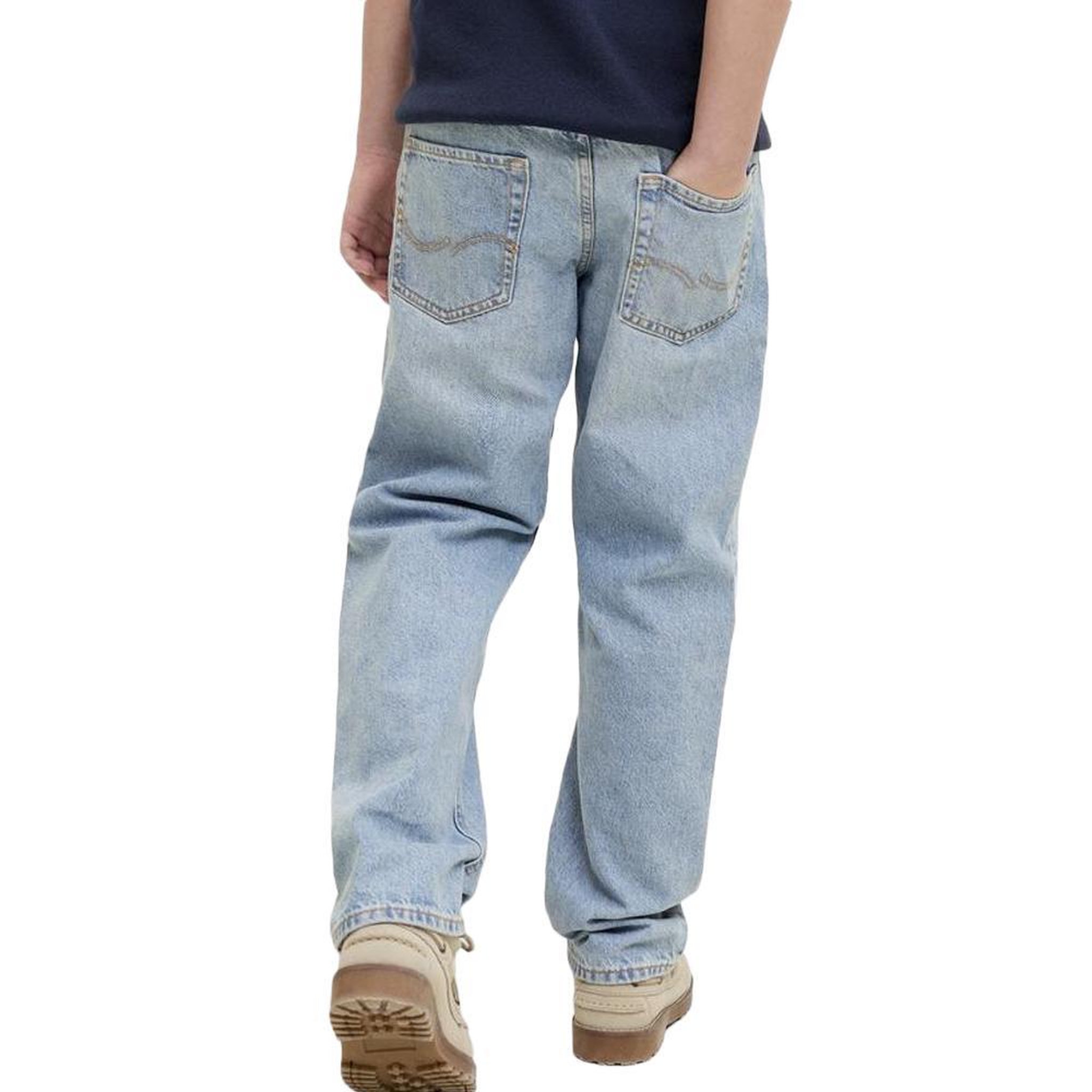 Voir la diapositive 4 : Jack & Jones Jean large bleu garçon jack & jones original 955