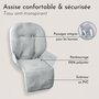 Voir la diapositive 3 : Monsieur Bébé Housse d'assise pour chaise haute bébé enfant gamme Ptit - Cléo