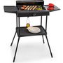 Voir la diapositive 2 : Kitchen chef Barbecue électrique sur pieds 2000w noir - ksbbq1703