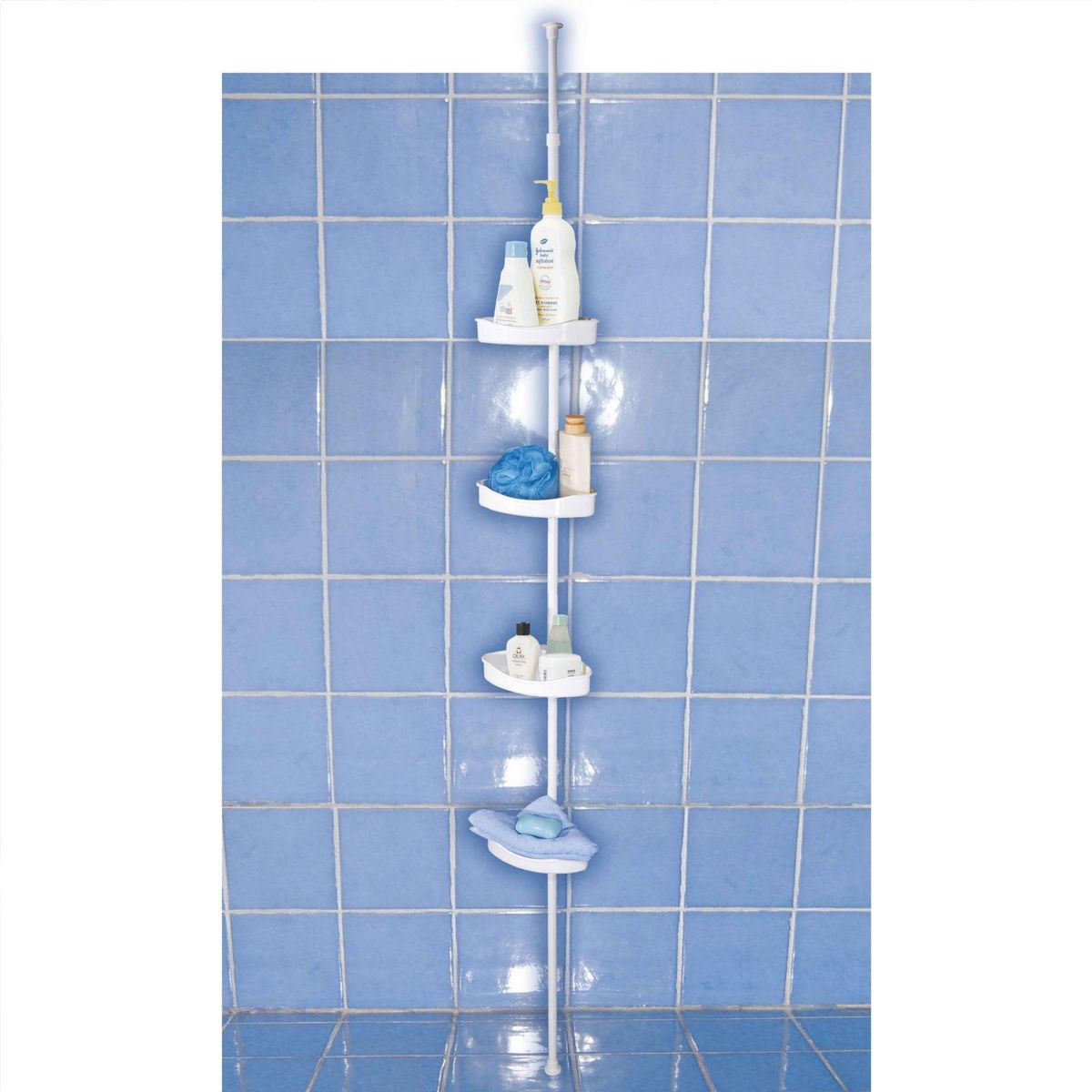 Msv Etagère d'angle de douche