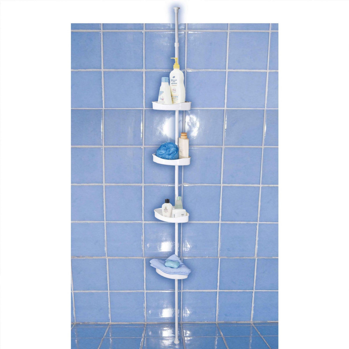 Msv Etagère d'angle de douche