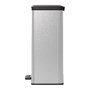 Voir la diapositive 6 : CURVER Curver Poubelle double à pédale Deco 26L+26L Argenté