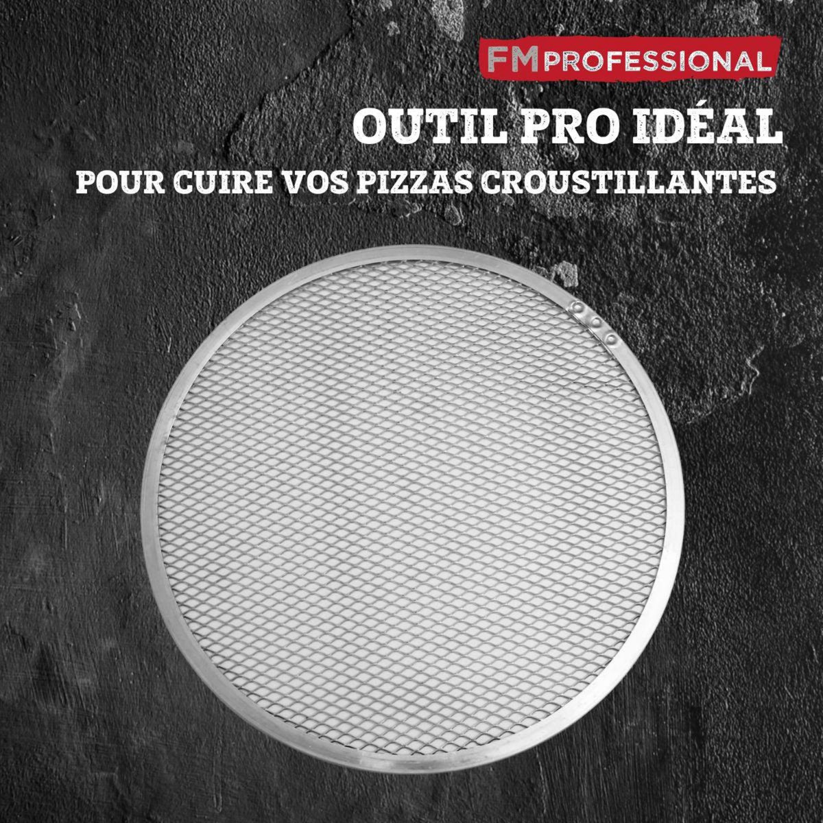 FM PROFESSIONAL Plaque pizza surgelée 30 cm FM Professional