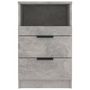 Voir la diapositive 4 : VIDAXL Tables de chevet 2 pcs Gris beton Bois d'ingenierie