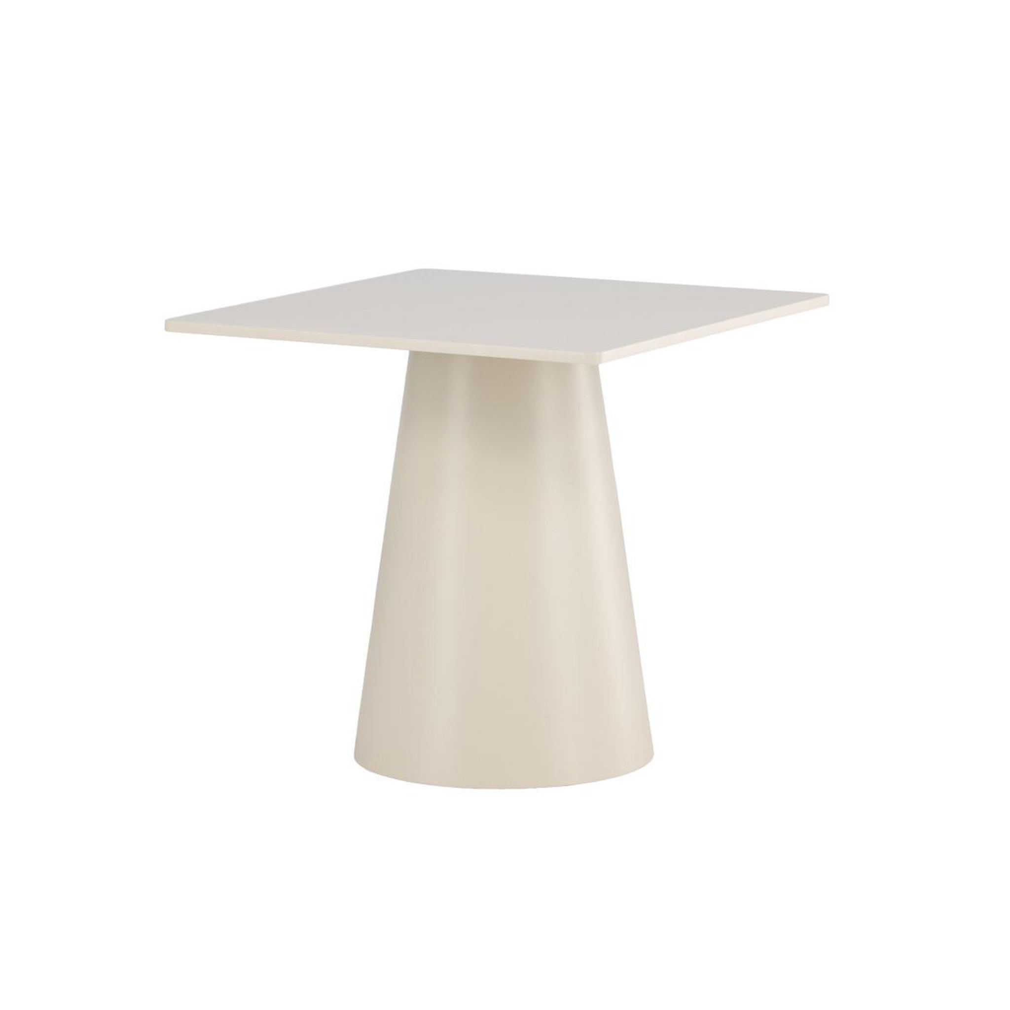 Voir la diapositive 3 : Paris Prix Table à manger design  lanzi  80cm beige