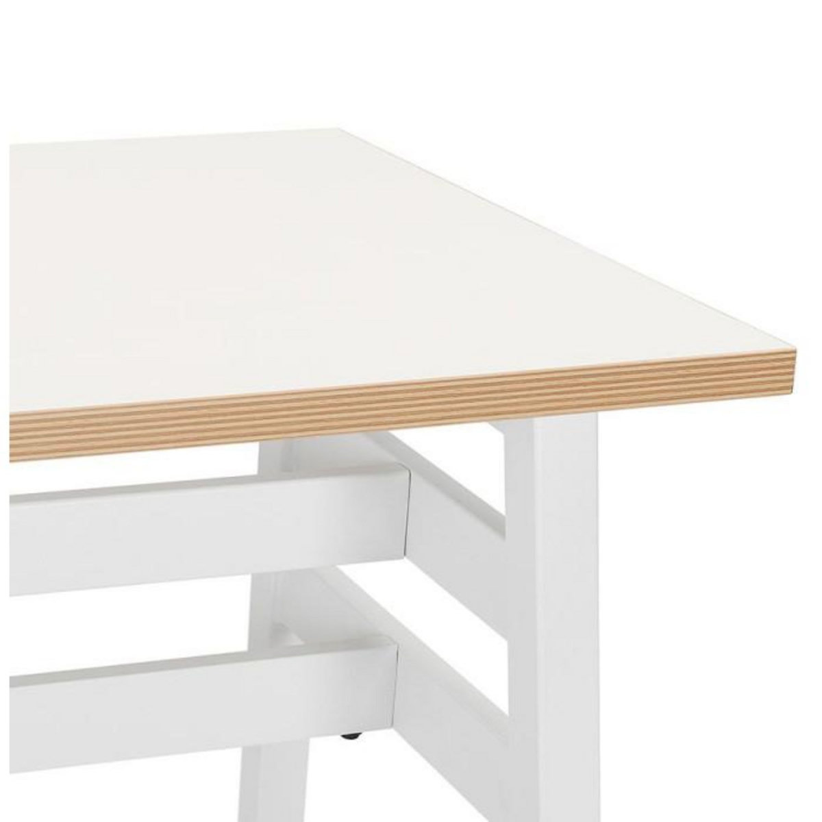 Paris Prix Table de Bar Design  Javier  150cm Blanc