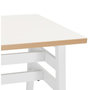 Voir la diapositive 6 : Paris Prix Table de Bar Design  Javier  150cm Blanc