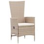 Voir la diapositive 5 : VIDAXL Ensemble a manger d'exterieur 7 pcs coussins Resine tressee