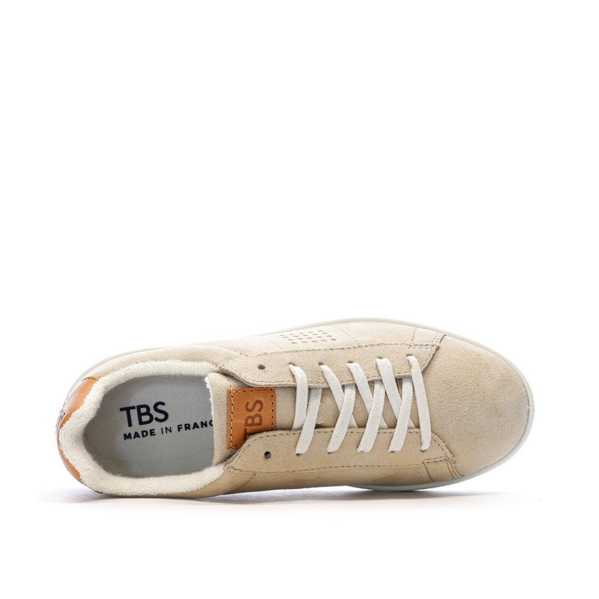 Voir la diapositive 4 : TBS Baskets Beige Femme TBS Mascon