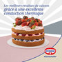 Voir la diapositive 6 : DR.OETKER Set de 2 moules à manqué 18 et 20 cm et moules pour layer cake Dr. Oetker Rétro