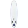 VIDAXL Stand Up Paddle Planche a rame gonflable Bleu et blanc