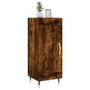Voir la diapositive 3 : VIDAXL Buffet Chene fume 34,5x34x90 cm Bois d'ingenierie