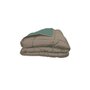 Voir la diapositive 3 : POYET MOTTE POYET MOTTE Couette Microfibre 400g/m2 CALGARY - 200 x 200 cm - Gris galet et Vert lac