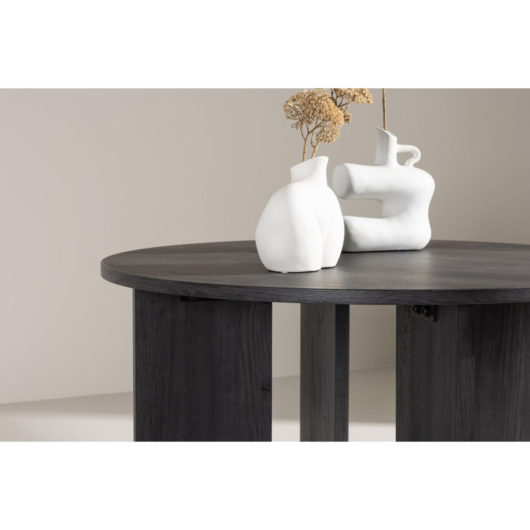 Voir la diapositive 5 : Paris Prix Table basse ronde design  askeron  80cm noir