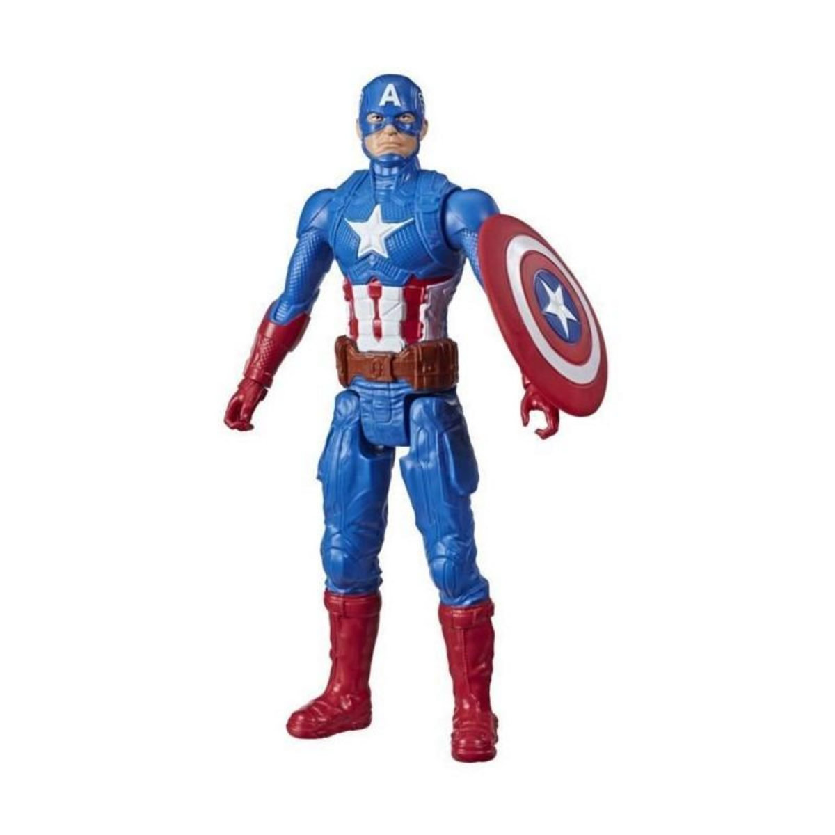 HASBRO Figurine Captain America 30 cm, jouet Avengers Titan Hero Series pour enfants a partir de 4 ans, Marvel