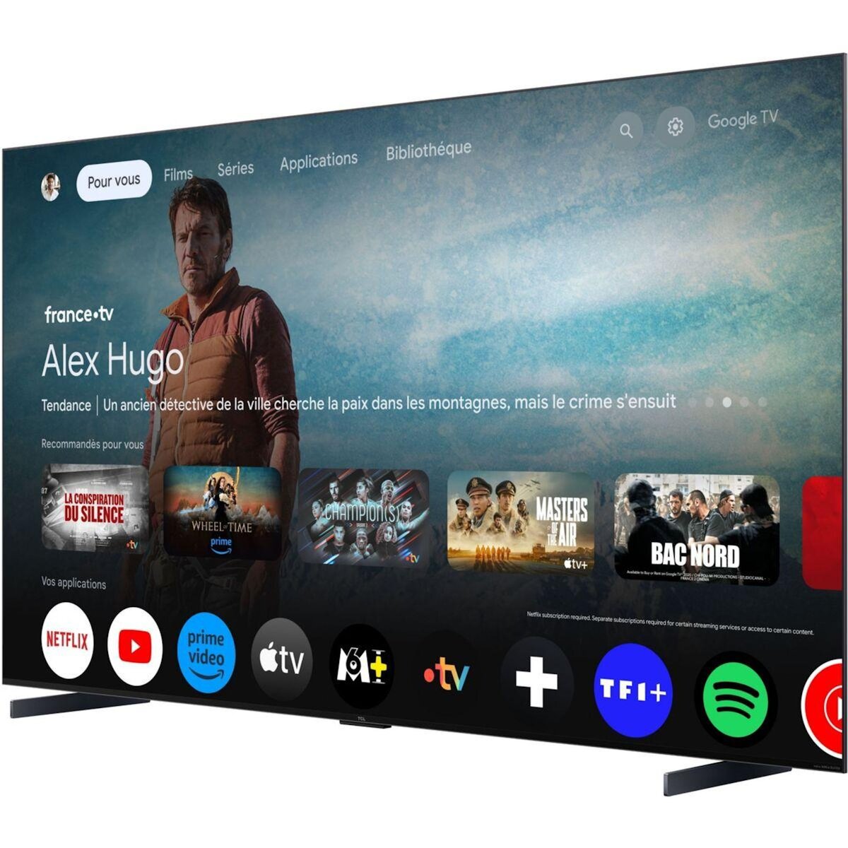 TCL TV Mini Led 98C79K 2025-98 pouces (248cm)