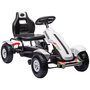 Voir la diapositive 1 : HOMCOM Kart à pédales enfant Go kart Formule 1 Racing passione italia pneus gonflables caoutchouc