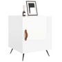Voir la diapositive 4 : VIDAXL Tables de chevet 2 pcs blanc brillant 40x40x50 cm
