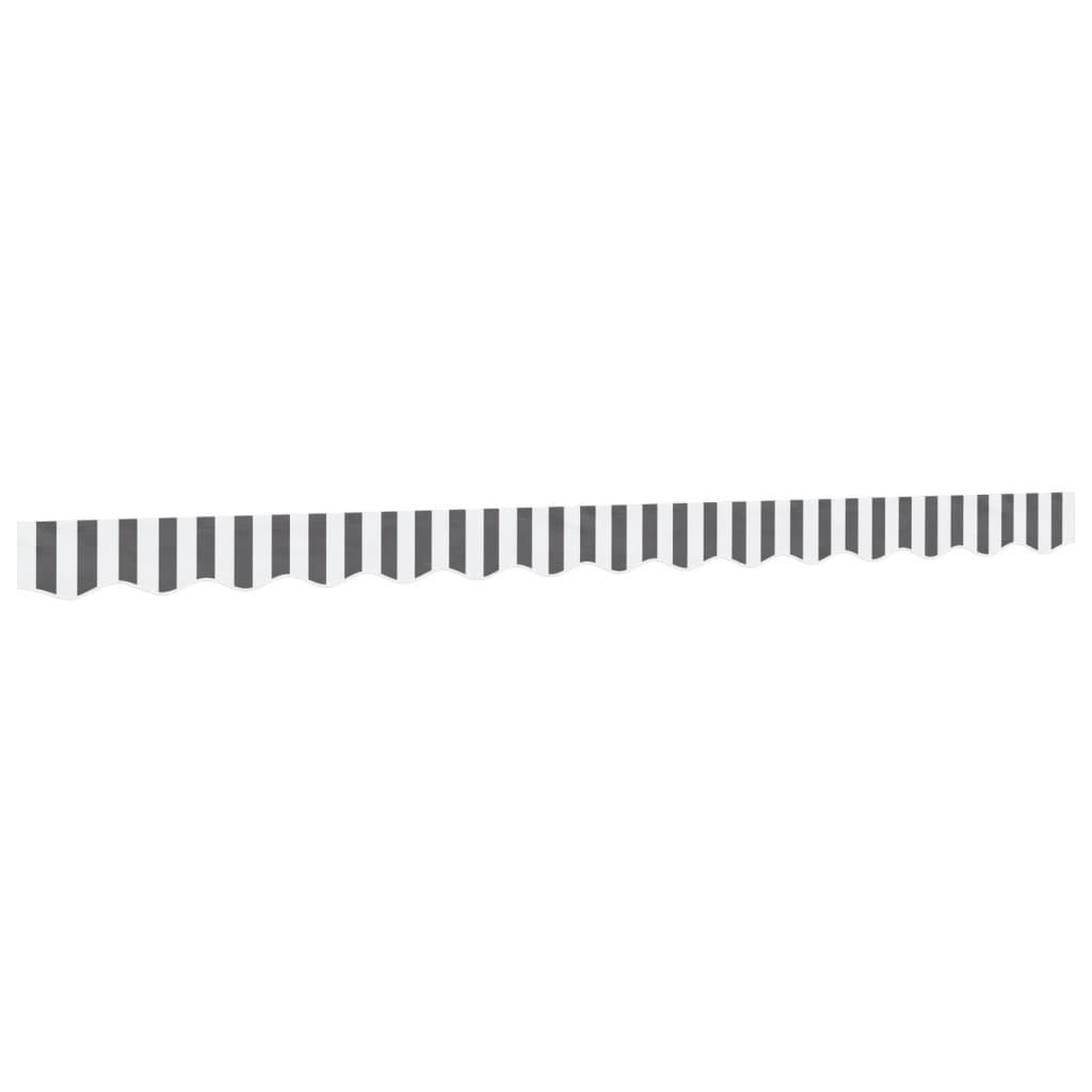 Voir la diapositive 2 : VIDAXL Tissu de remplacement de cantonniere d'auvent anthracite blanc