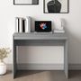Voir la diapositive 3 : VIDAXL Bureau Sonoma gris 90x40x72 cm Bois d'ingenierie
