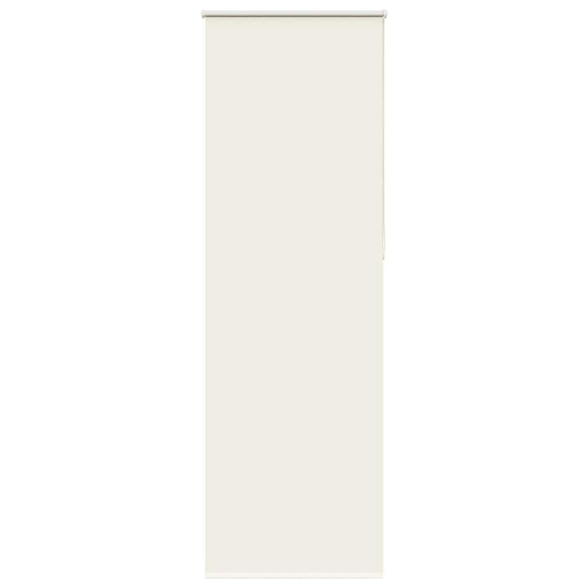 VIDAXL Store enrouleur occultant blanc casse 75x230cm largeur du tissu