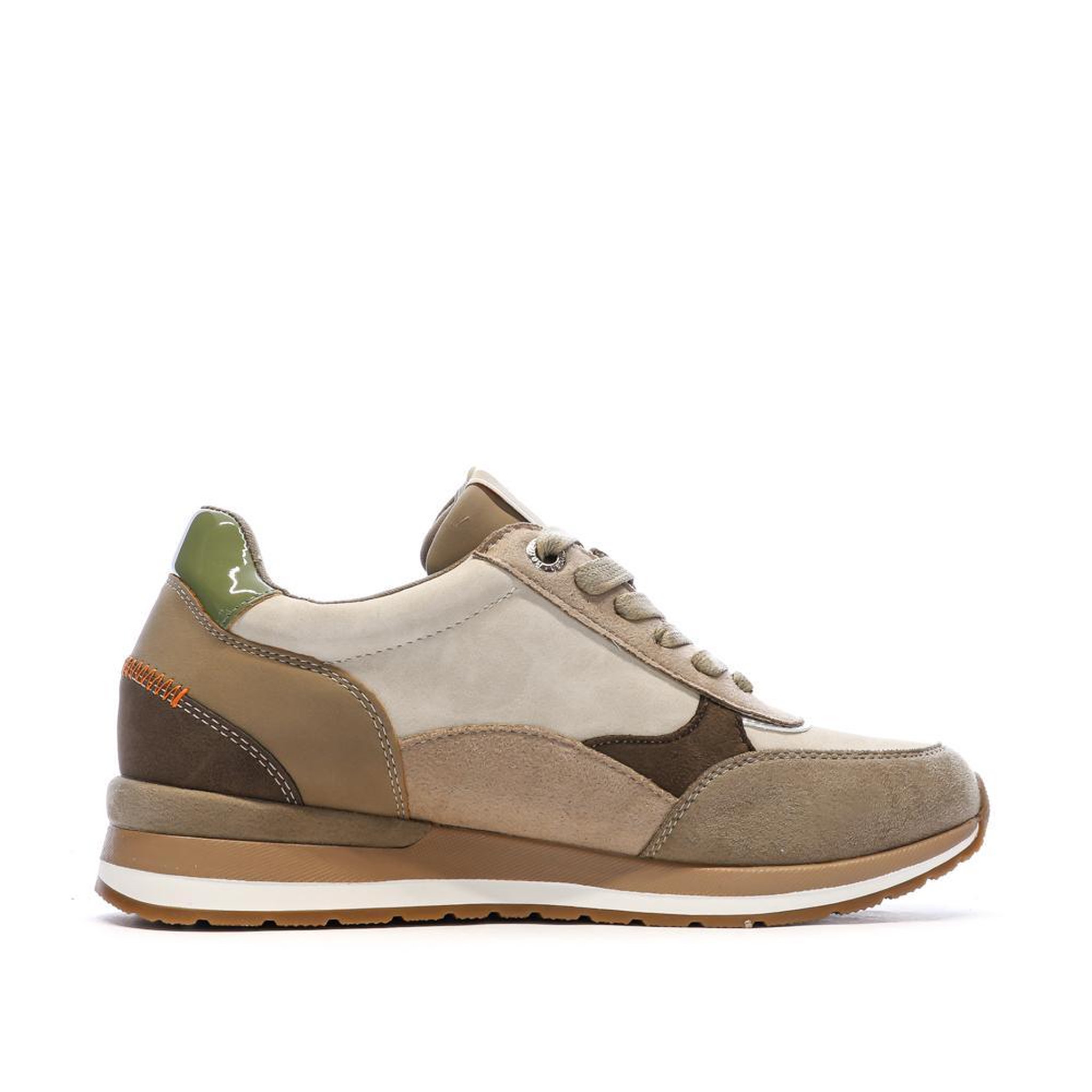 Voir la diapositive 4 : REFRESH Baskets Beige  Femme Refresh 171401