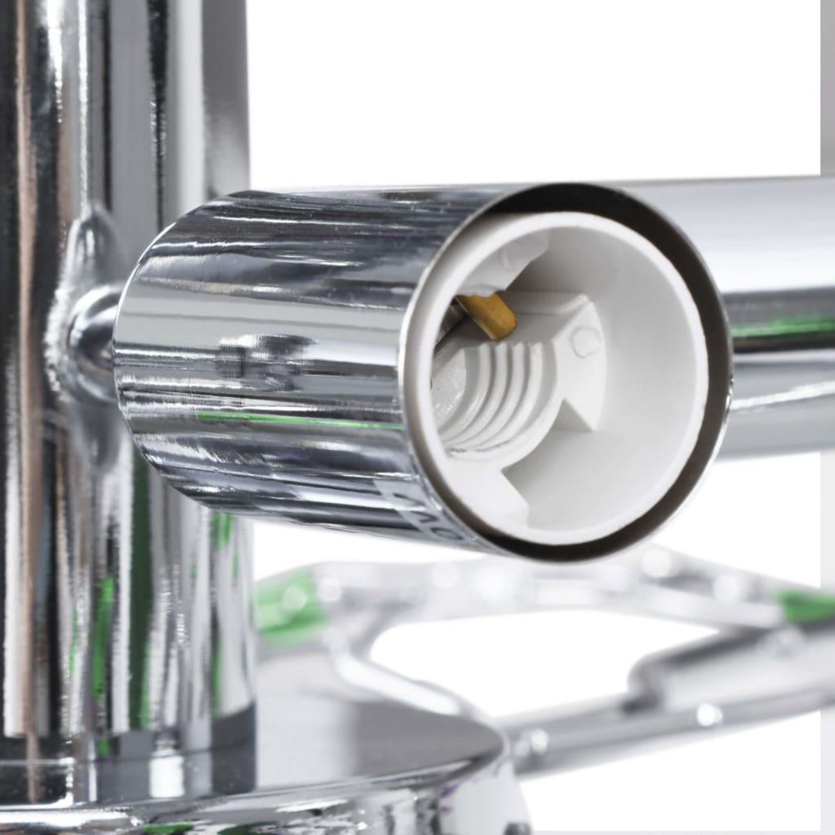 VIDAXL Plafonnier a bras en cristal acrylique 5 ampoules E14 Vert