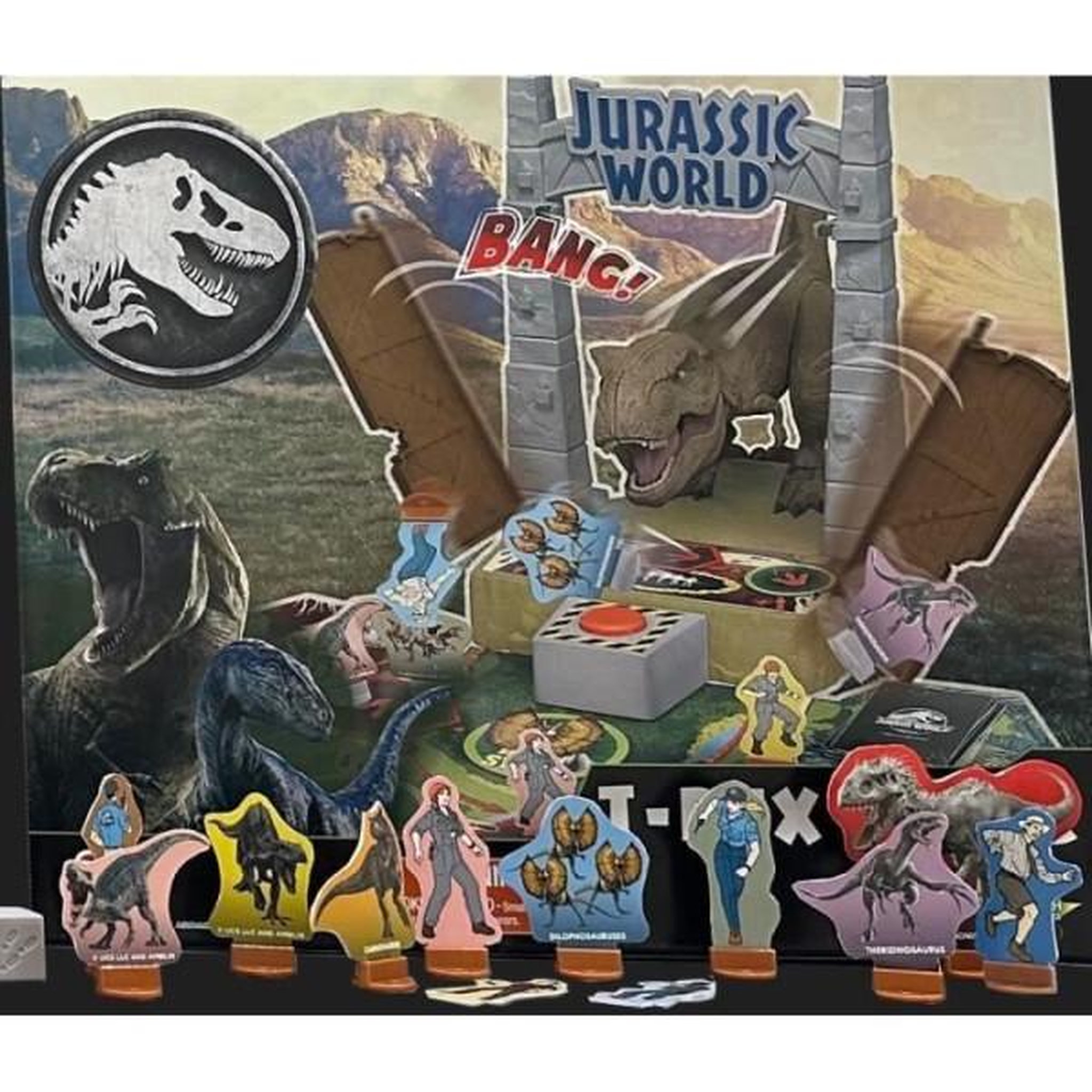 Voir la diapositive 4 : EPOCH Jeu de société avec figurine T-Rex - EPOCH - Jurassic World T-Rex Escape