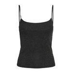 Vero Moda Débardeur Noir/Argenté Femme Vero Moda Kanva Glitter. Coloris disponibles : Noir