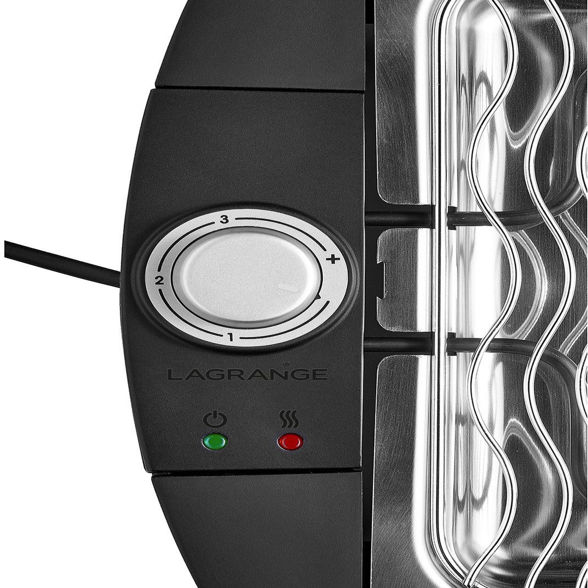 Voir la diapositive 4 : LAGRANGE Barbecue électrique posable 2300w - 319004