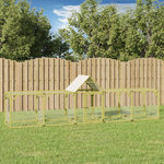 VIDAXL Poulailler 500x100x150 cm Bois de pin massif impregne