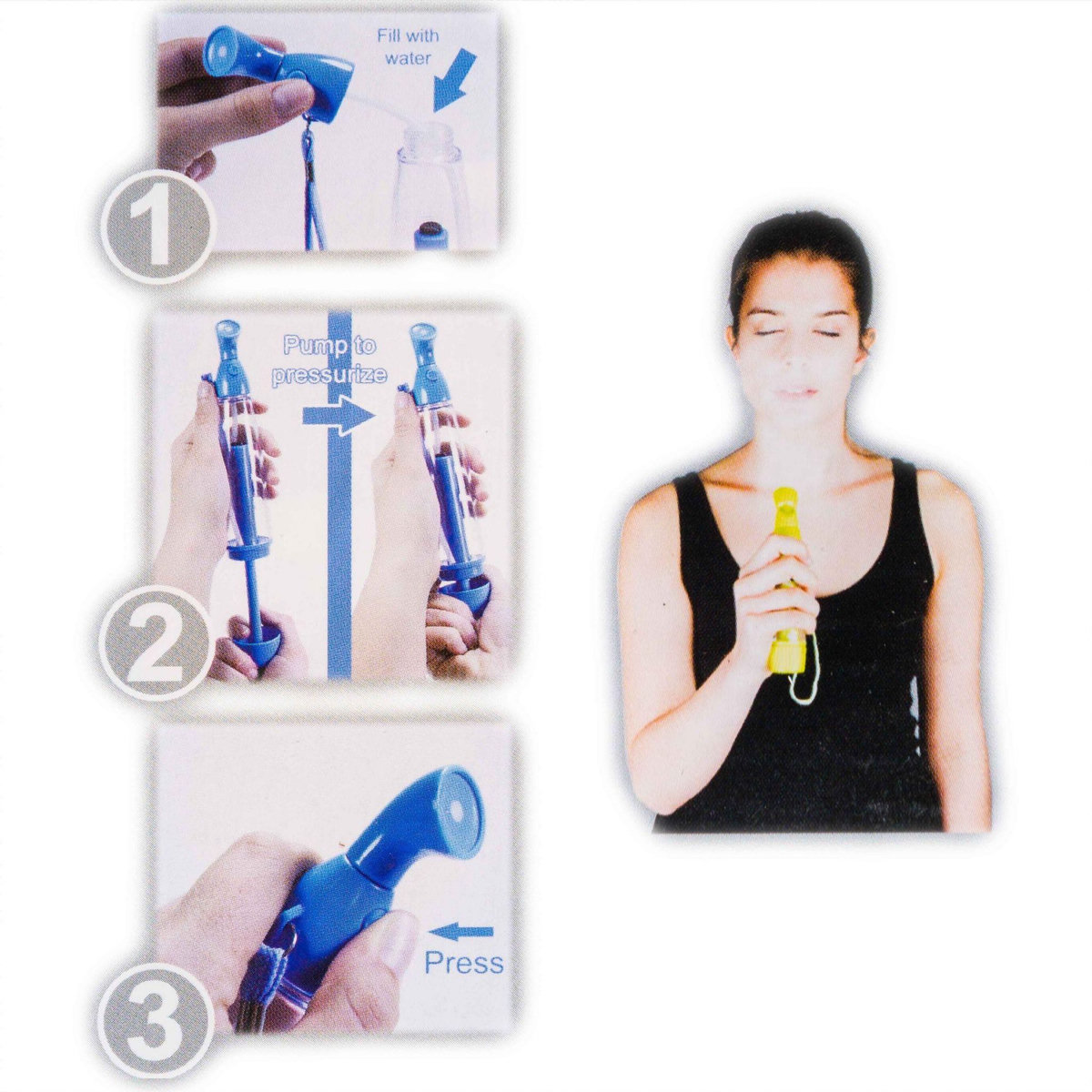 Genius ideas Brumisateur rechargeable