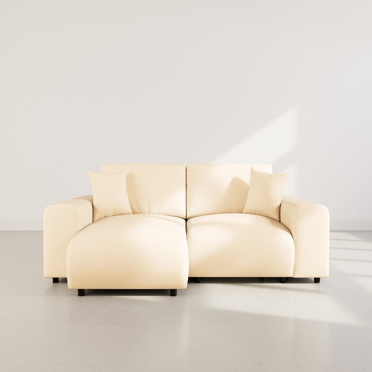 LISA DESIGN Garance - canapé d'angle réversible 4 places en simili