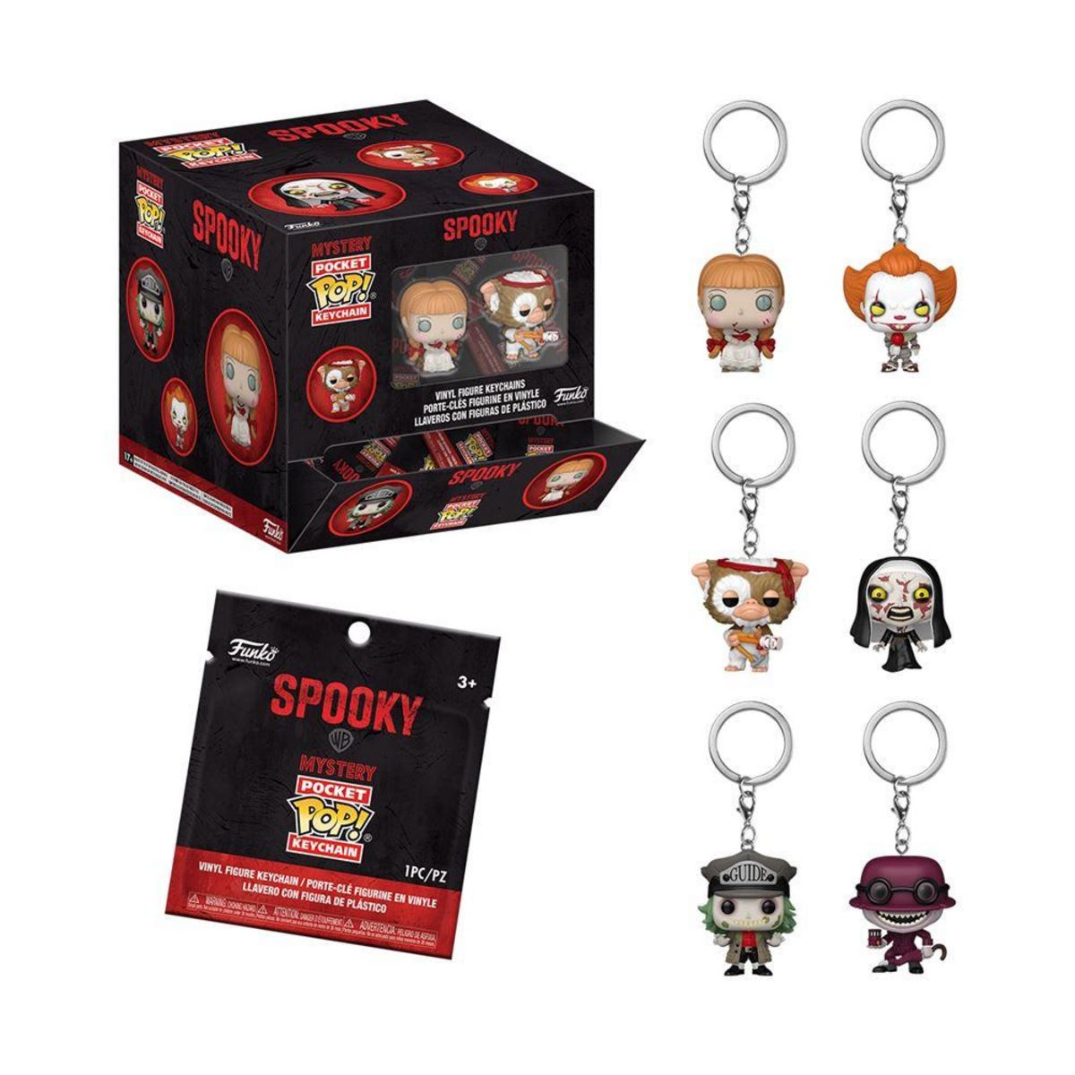 Funko Figurine Funko Pop Keychain Horror Modèle aléatoire