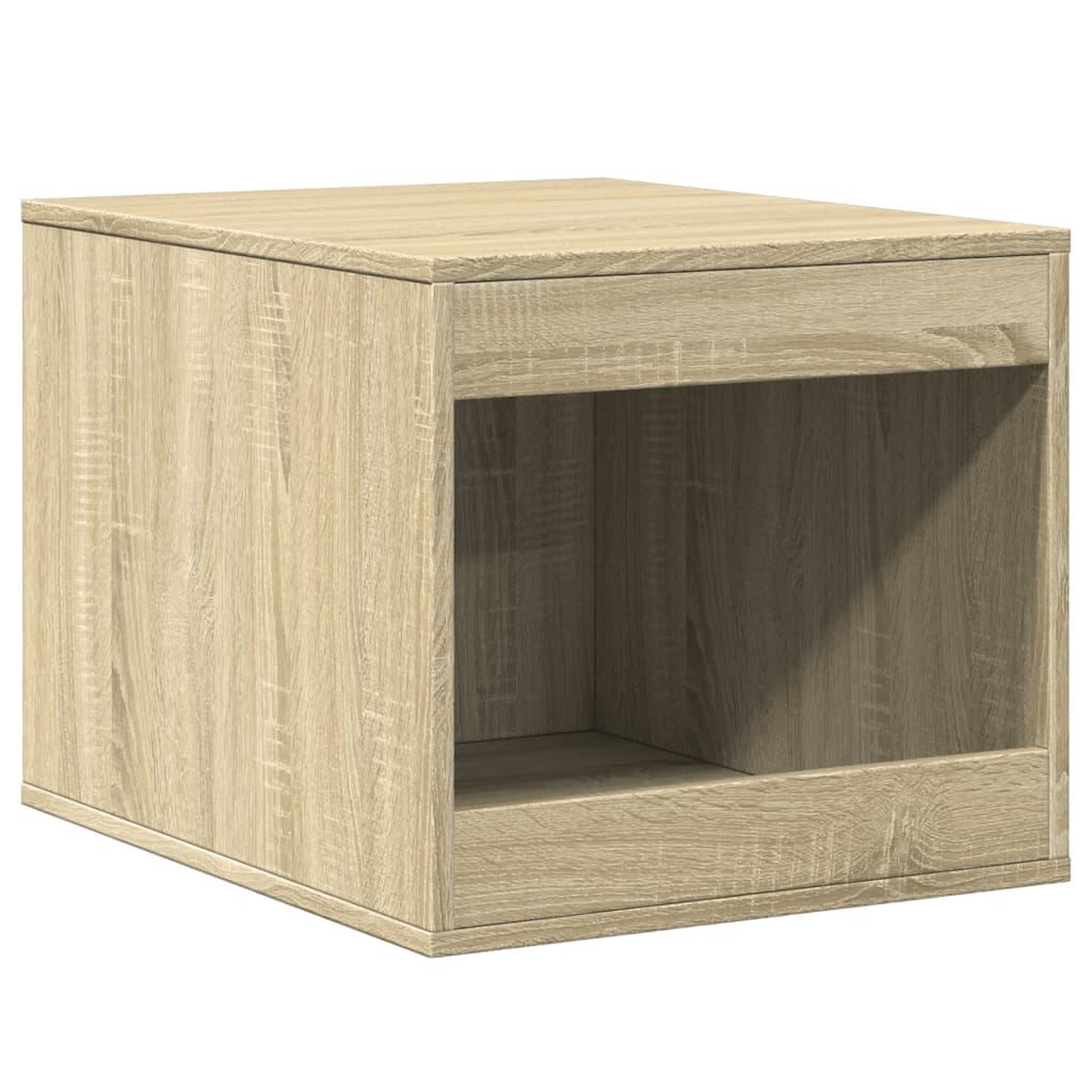 Voir la diapositive 2 : VIDAXL Meuble de bac a litiere pour chat chene sonoma bois ingenierie