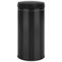 Voir la diapositive 2 : VIDAXL Poubelle a capteur automatique 70 L Acier au carbone Noir