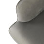 Voir la diapositive 6 : Paris Prix Fauteuil en Velours Côtelé  Giulia  96cm Gris