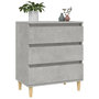Voir la diapositive 4 : VIDAXL Buffet Gris beton 60x35x70 cm Bois d'ingenierie